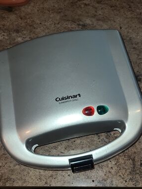 Cuisinart Silver Sandwich Grill with Indicator Lights
